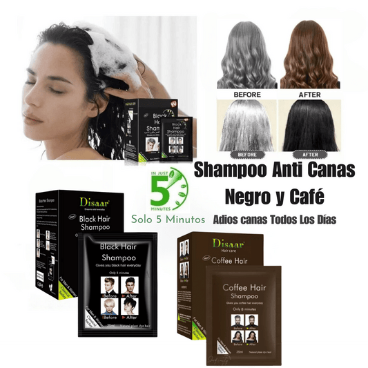 Shampoo Cabello Canas Sachet Caja 10 Uni