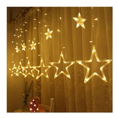 Guirnalda 12 estrellas LED de Navidad